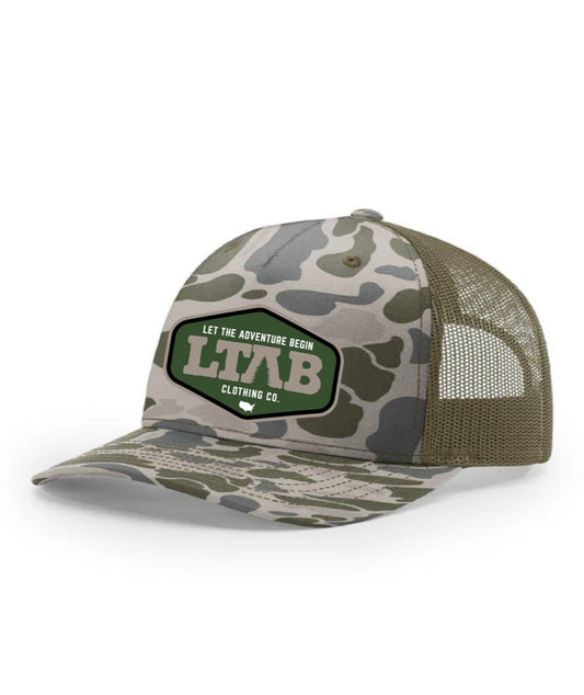 Retro Camo Hunter Patch Hat