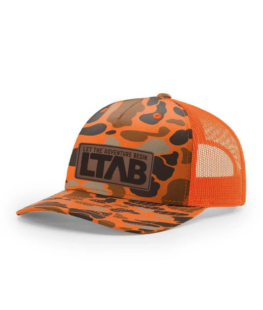 Blaze Leather Patch Hat