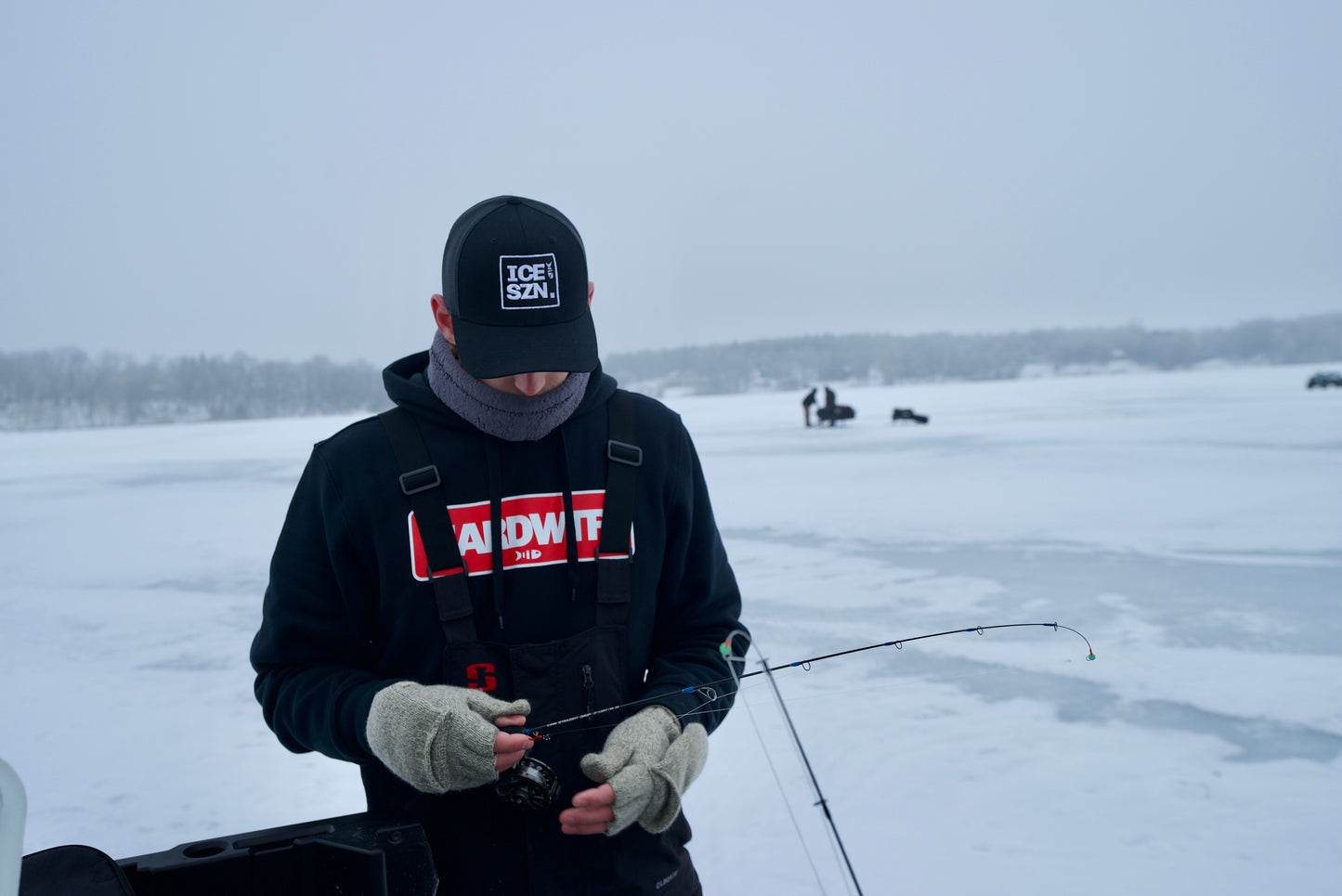 Black & Red HARDWTR Hoodie