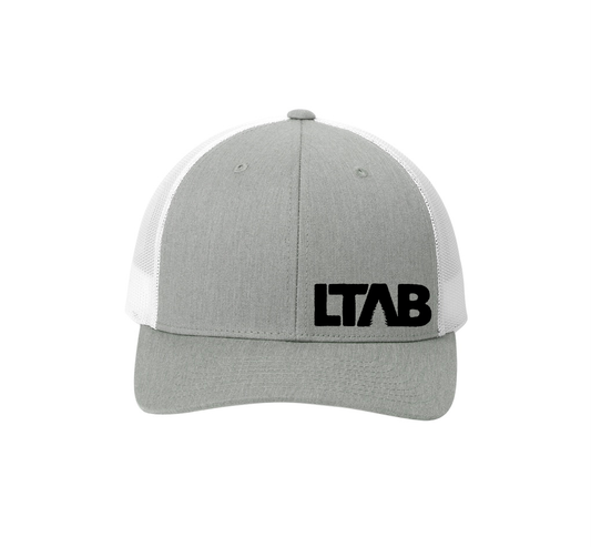 Grey & White LTAB Offset Hat