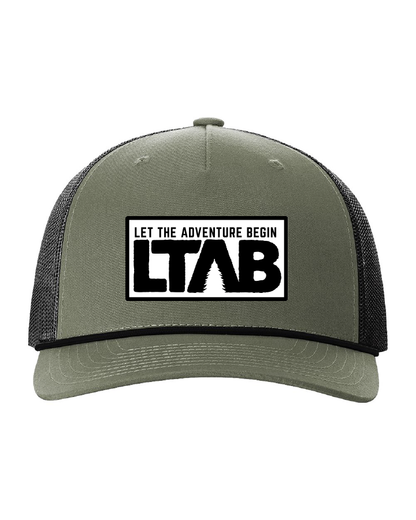 Green & Black LTAB Rope Hat