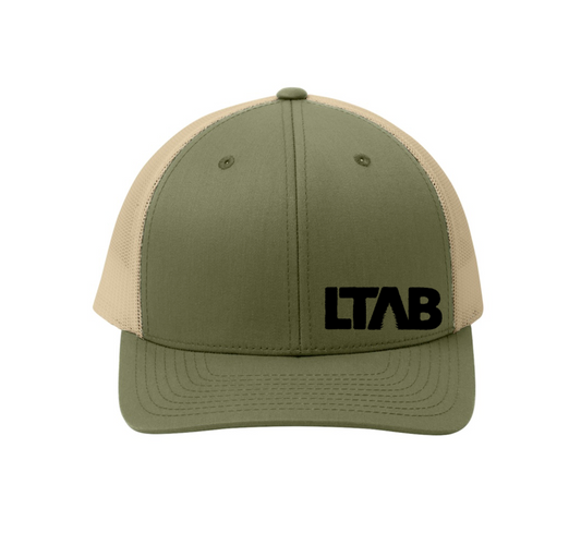 Green & Tan LTAB Offset Hat