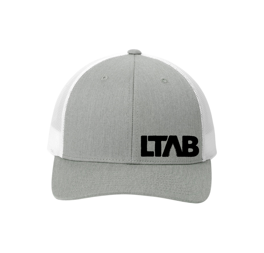 Grey & White LTAB Offset Hat