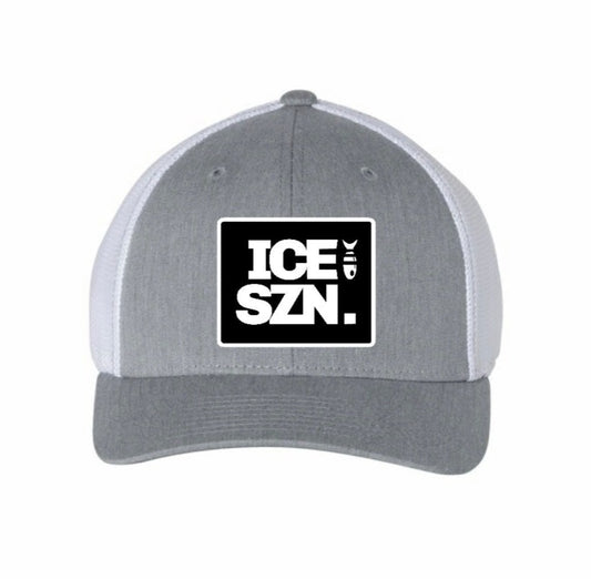 Grey and White ICE SZN Hat