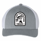 Grey & White Vintage Patch Hat